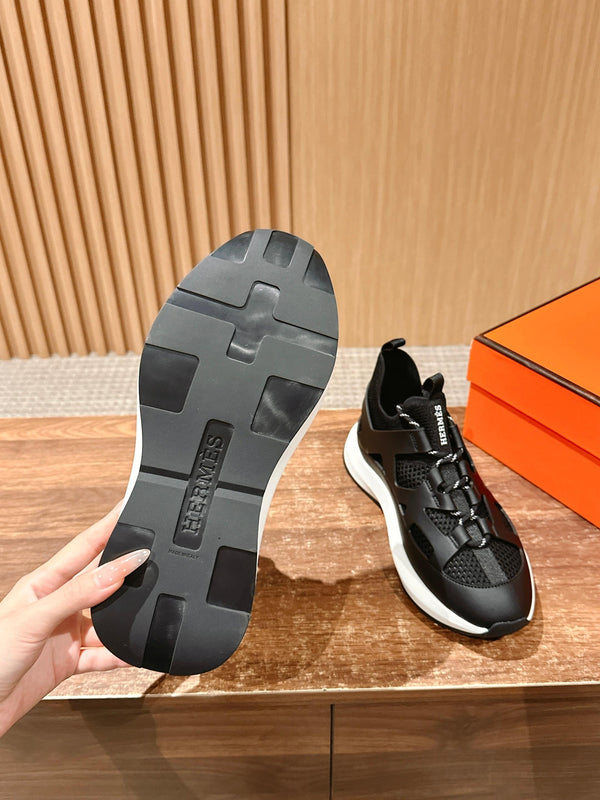 HM Katana Sneaker Black Calfskin 317599