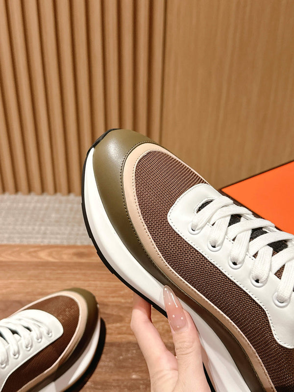 Sneaker HM Gramme in maglia marrone 317601