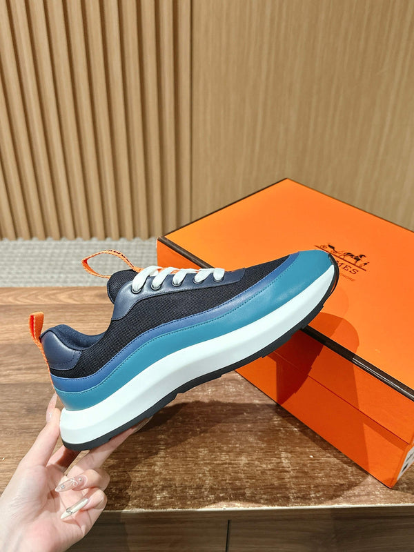 HM Gramme Sneaker Black Blue Mesh 317602