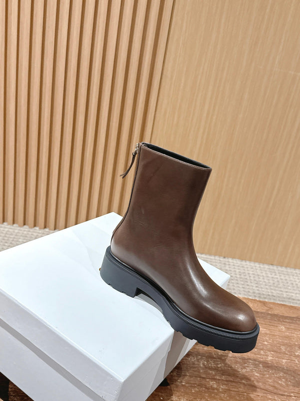 The Row Nobilis Fast Boot 50mm Brown Leather 427983