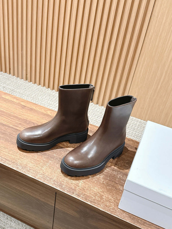 The Row Nobilis Fast Boot 50mm Brown Leather 427983