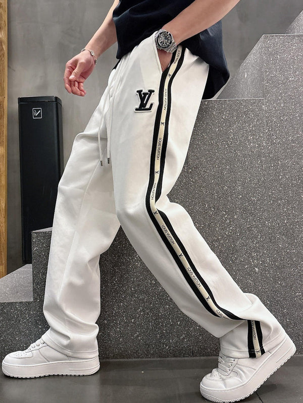 PANTALONI DELLA TUTA LV IN COTONE BIANCO 239585