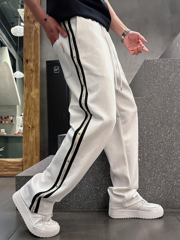 PANTALONI DELLA TUTA LV IN COTONE BIANCO 239585