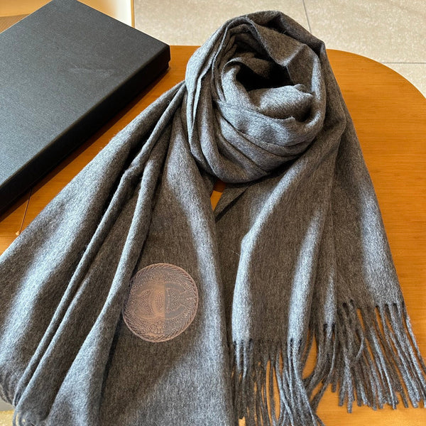 CC Scarf 200 CM In Grey Cashmere 413650