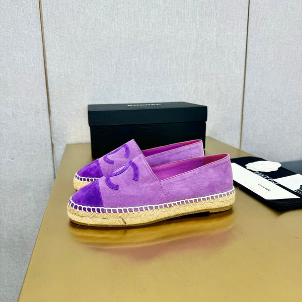 espadrilles lilac and purple suede