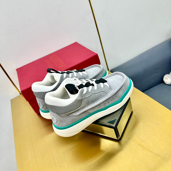 Mid-top Runboot Split Leather Sneaker 30mm Grey Suede 994559