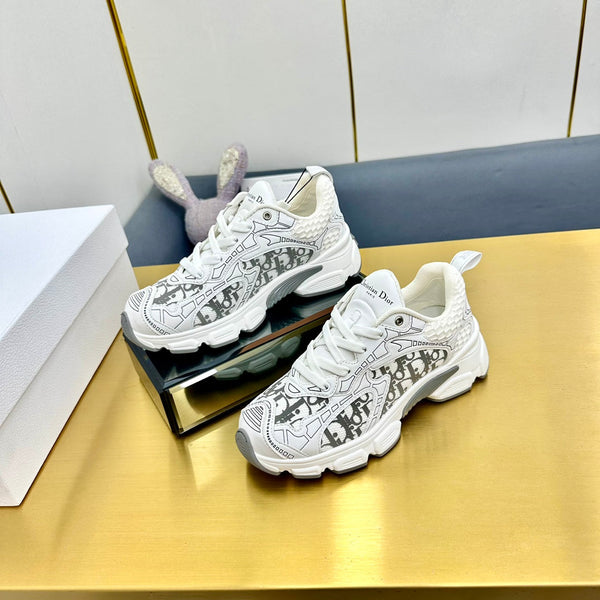 CD Chrono Sneaker 40mm In White Mesh Fabric 994570