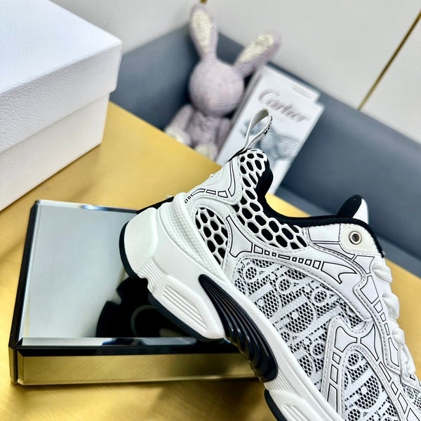 CD Chrono Sneaker 40mm In White Mesh Fabric 994576