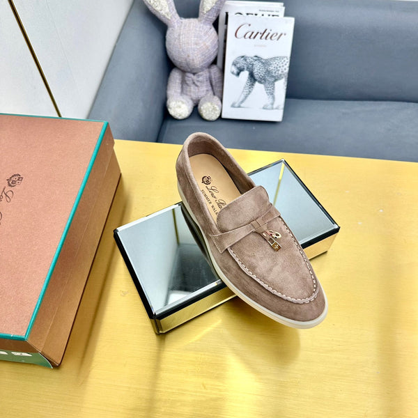 LP Summer Charms Walk Loafers Khaki Brown Suede 994500