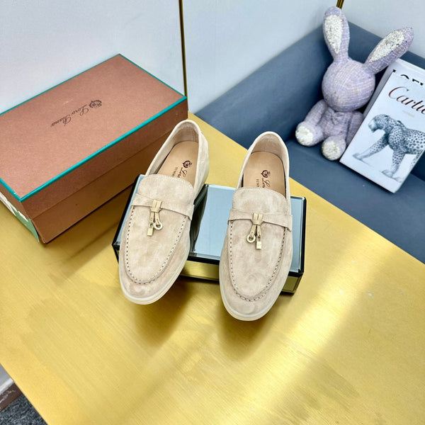 LP Summer Charms Walk Loafers Beige Suede  994502