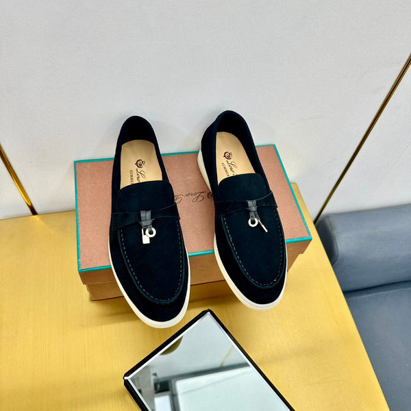 LP Summer Charms Walk Loafers Black Suede 994507