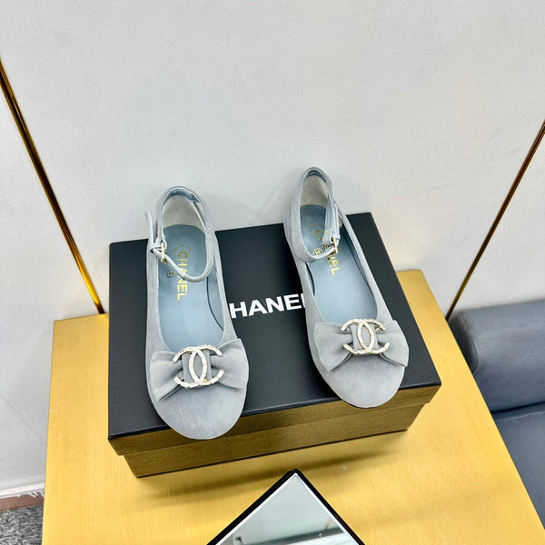 CC 25s Ballerine in velluto grigio 297806