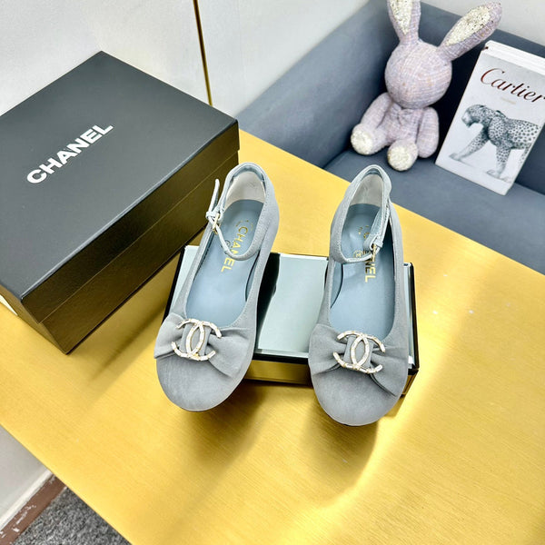 CC 25s Ballerine in velluto grigio 297806