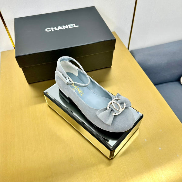 CC 25s Ballerine in velluto grigio 297806