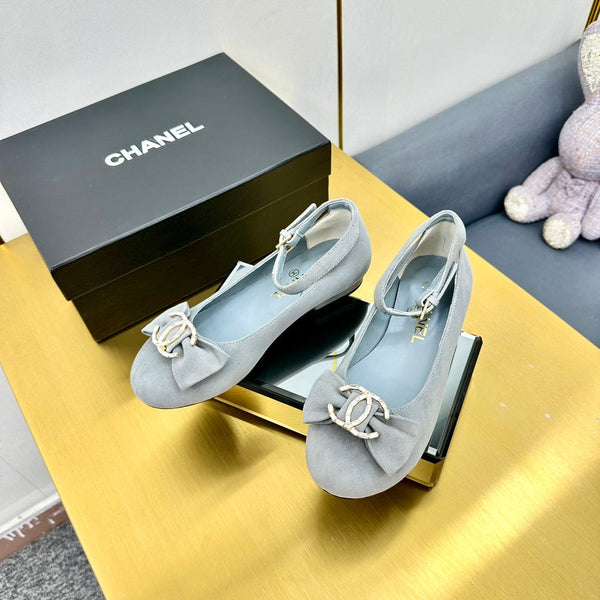 CC 25s Ballerine in velluto grigio 297806