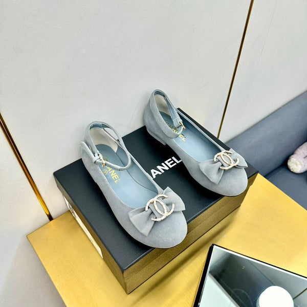 CC 25s Ballerine in velluto grigio 297806