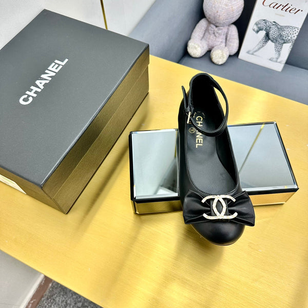 CC 25s Ballet Flats Black Sheepskin 297807