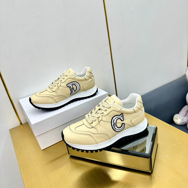 CD C'est Dior Sneaker Light Yellow Cowhide 111738