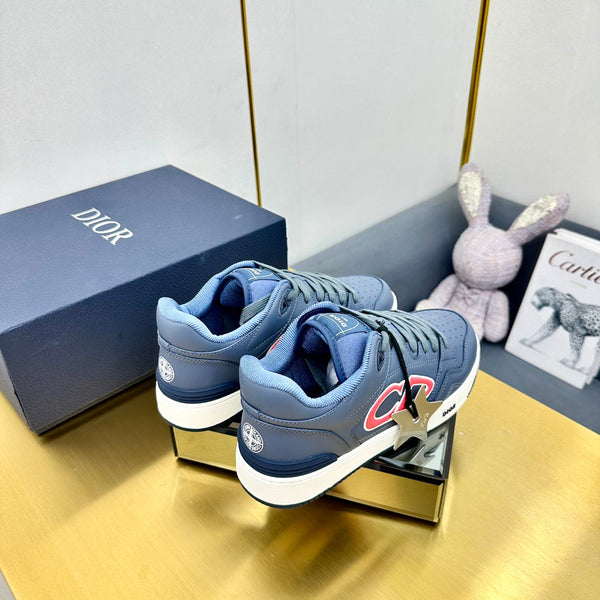 CD B57 Low-Top Sneaker In Charcoal Blue Calfskin 993824