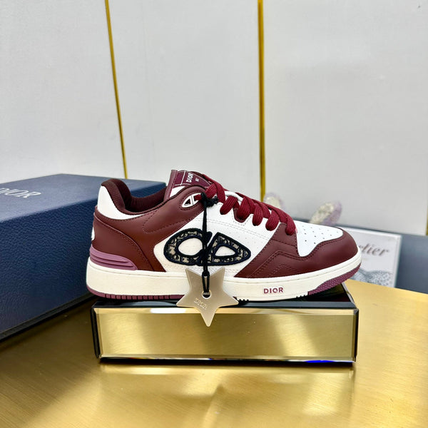 CD B57 Mid-Top Sneaker In Burgundy Calfskin 993826