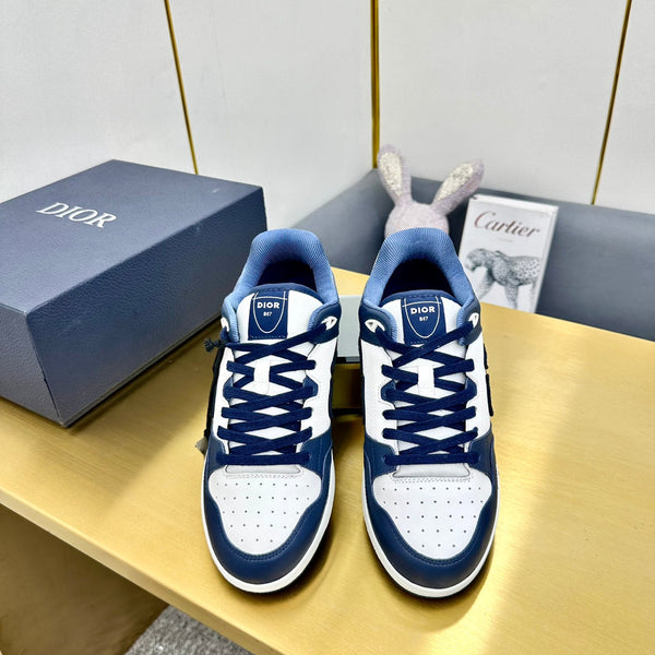 CD B57 Mid-Top Sneaker In Deep Blue Calfskin 993828