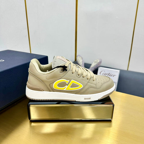 CD B57 Low-Top Sneaker In Peanut Brown Calfskin 993830