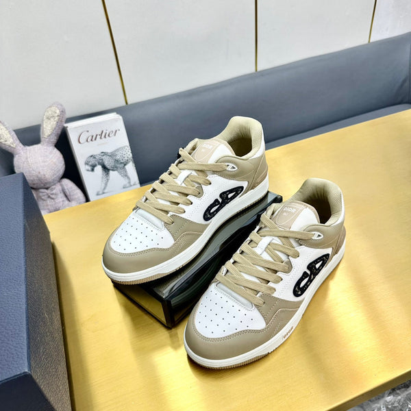 CD B57 Mid-Top Sneaker In Light Moss Brown Calfskin 993847