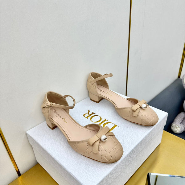 CD Ballet Slingback Pump 50MM In Nude Quilted Calfskin 111028