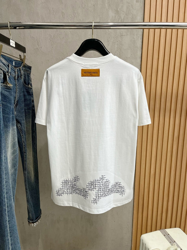 T-SHIRT LV IN PURO COTONE BIANCO 238779