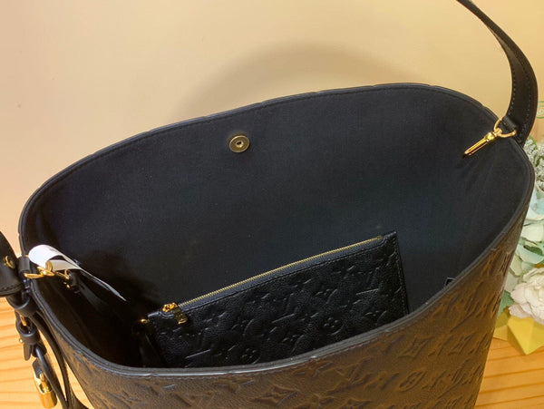 LV All In Sn Black Monogram Empreinte Leather 205348