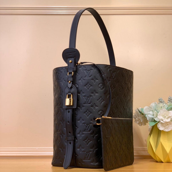 LV All In Sn Black Monogram Empreinte Leather 205348