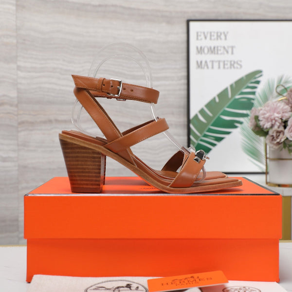 SANDALO IVRESSE 65 PELLE DI VITELLO CARAMELLO