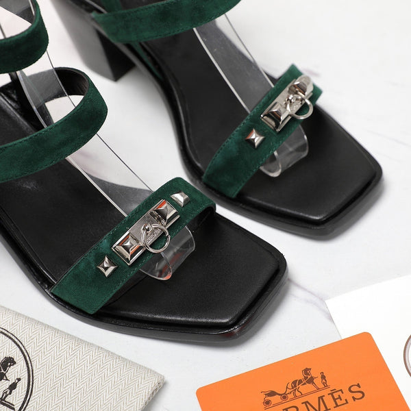 IVRESSE 65 SANDALO CAMOSCIO PAVONE