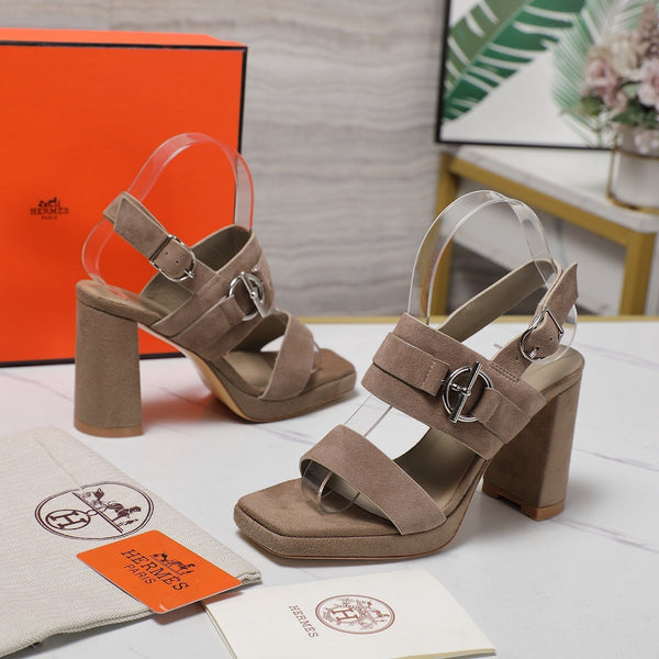 HM 25 Slingback Keen 90 Grey Suede