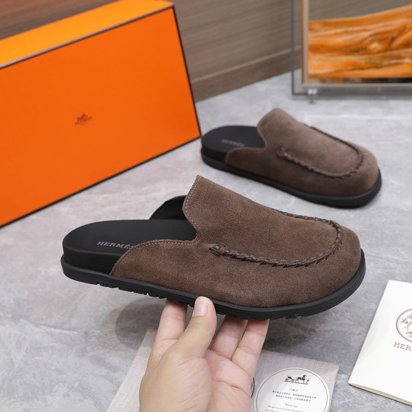 HM 25 Johan Mule Chocolate Suede