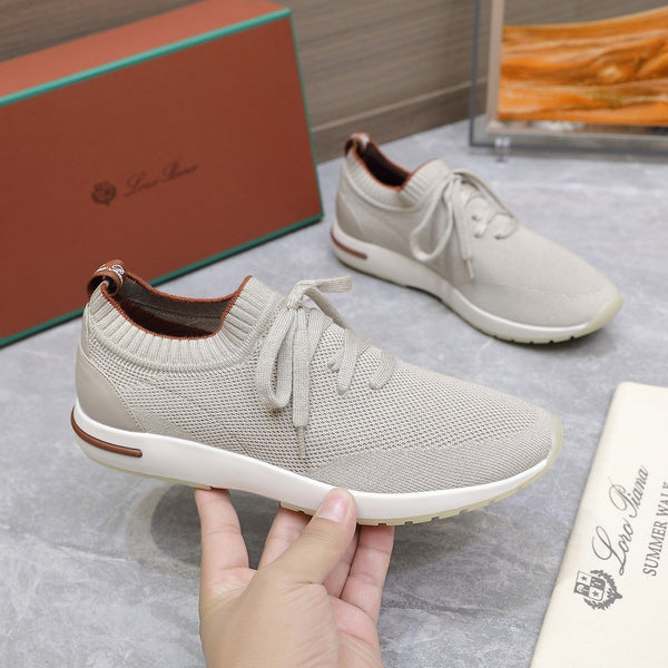 LP lady Flexy Walk Sneaker Power Pearl mix Orange Wool And Calfskin 310447