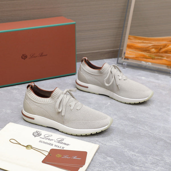 LP lady Flexy Walk Sneaker Power Pearl mix Orange Wool And Calfskin 310447