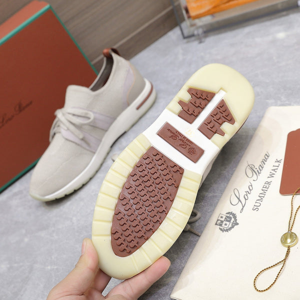 LP lady Flexy Walk Sneaker Power Pearl Wool And Calfskin 310452