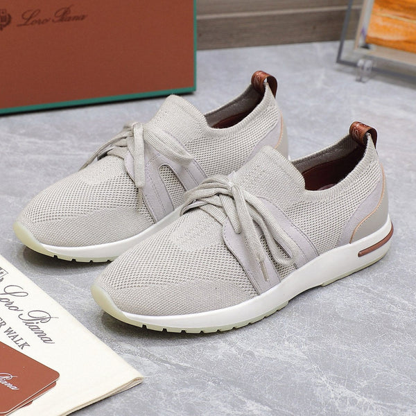 LP lady Flexy Walk Sneaker Power Pearl Wool And Calfskin 310452