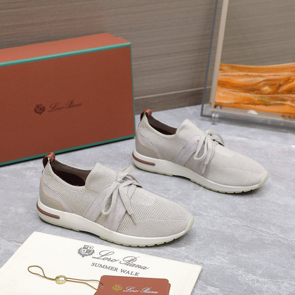 LP lady Flexy Walk Sneaker Power Pearl Wool And Calfskin 310452