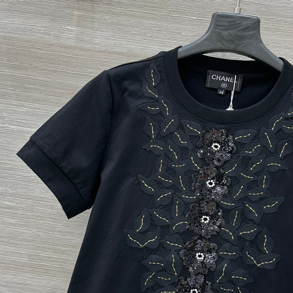 CC 25 T-shirt Black Cotton