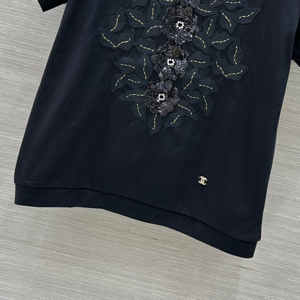 CC 25 T-shirt Black Cotton
