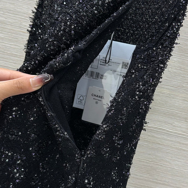 CC 25 Camisole Dress Black Polyamide