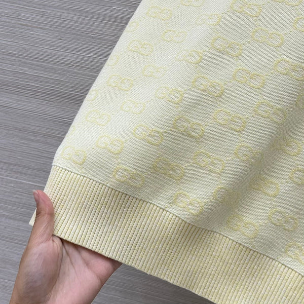 Gucci 25 Vest Top Yellow Cotton