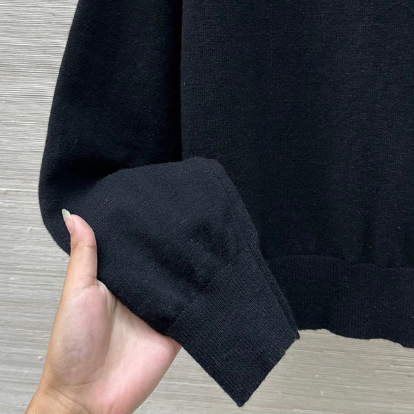 CC 25 Crewneck Sweate Black Cachemire