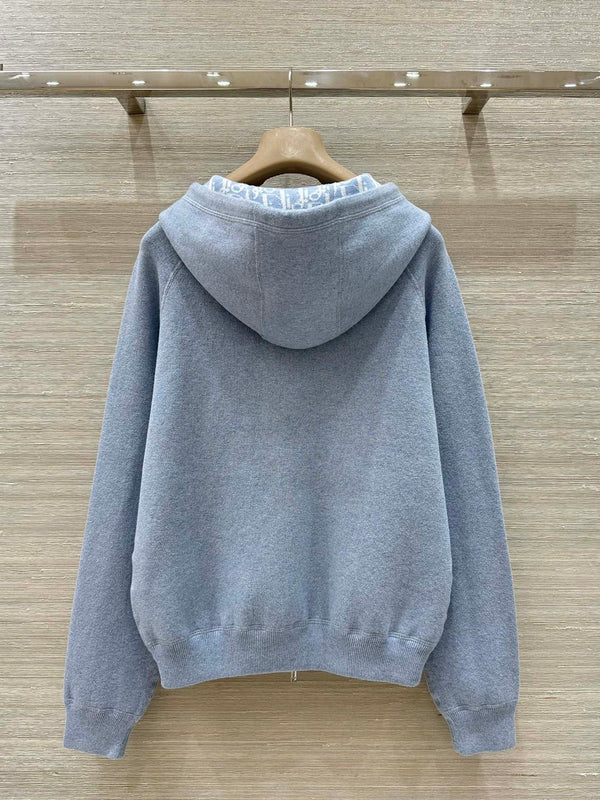 CD 25 Jacket Blue Cotton Cashmere