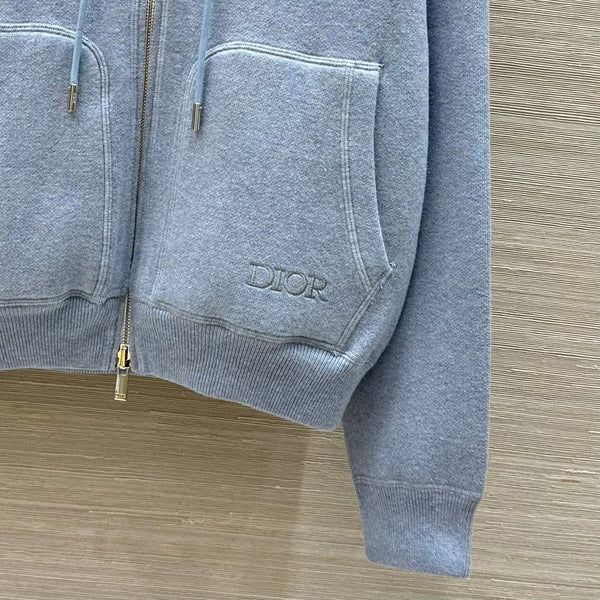 CD 25 Jacket Blue Cotton Cashmere