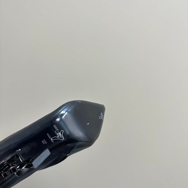 SL OPYUM HEELED BOOT BLACK CALFSKIN