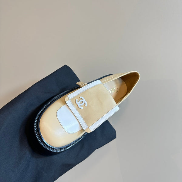 CC Moccasins 65mm Beige Calfskin