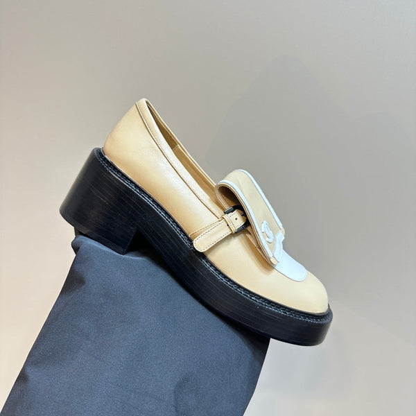 CC Moccasins 65mm Beige Calfskin